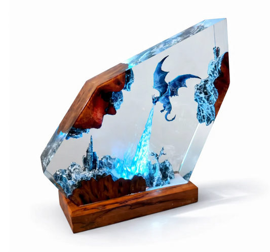 Dragon Resin Lamps